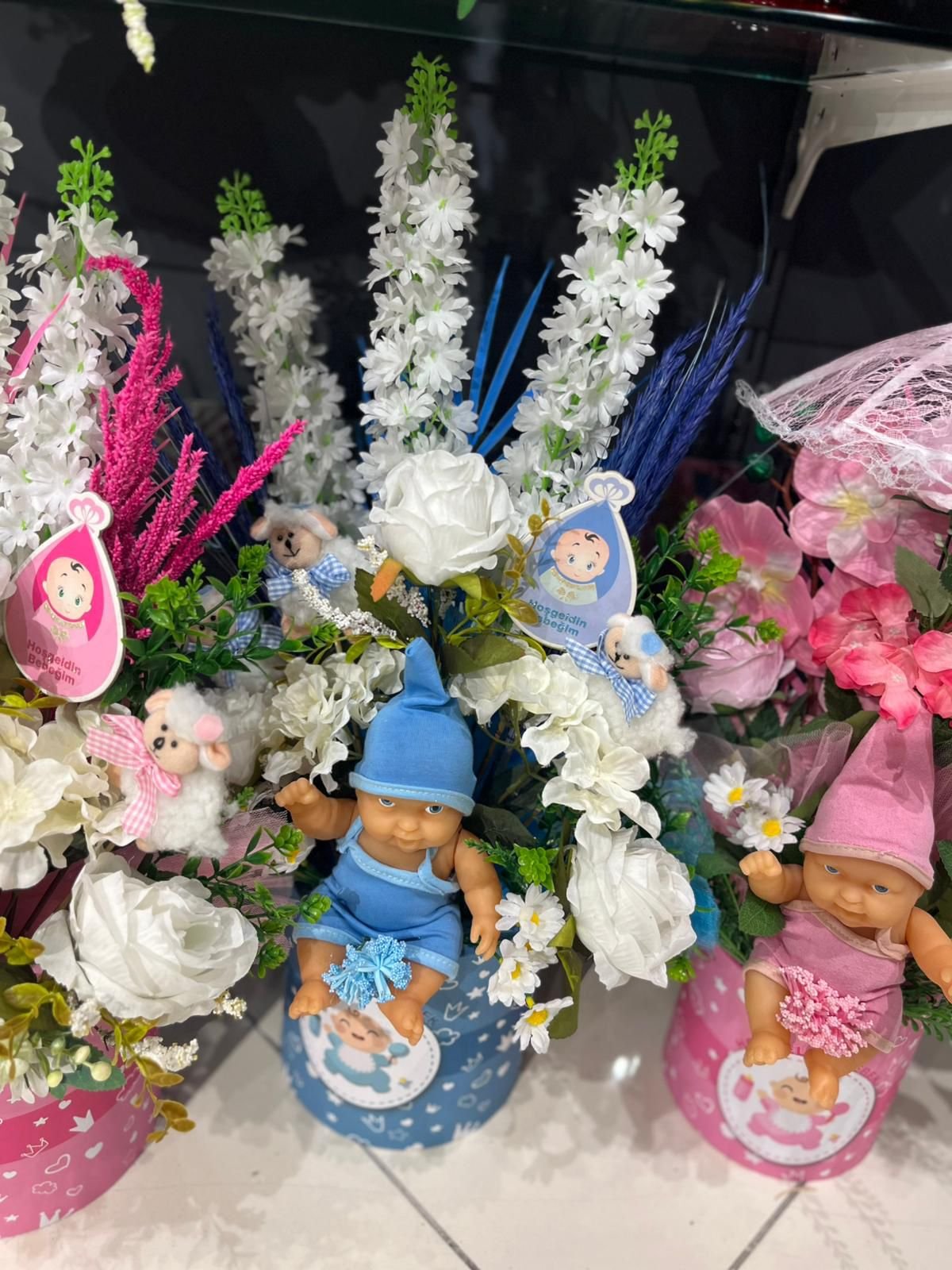 Bebek Çiçek Aranjmanı - Görsel 2