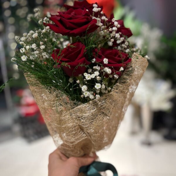 5 Güllü Tanışma Buketi